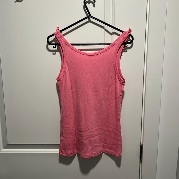 Pink Blugirl Folies Tank Top - Glitter Front Logo - Picture 3 of 8